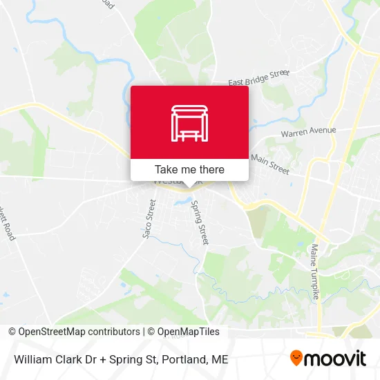Mapa de William Clark Dr + Spring St