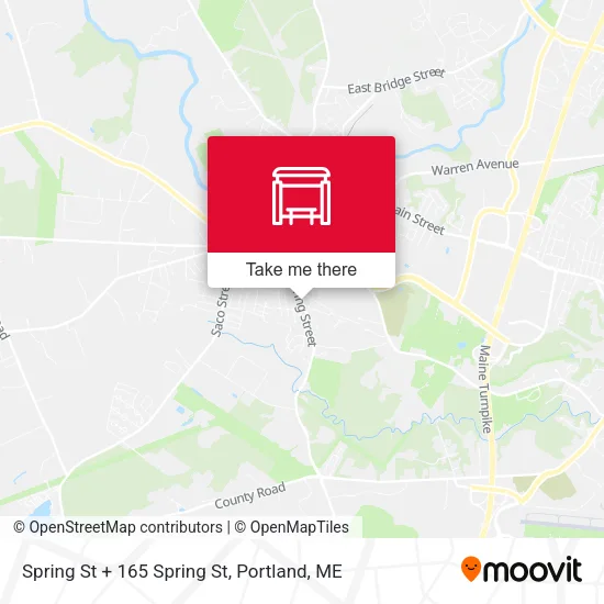 Mapa de Spring St + 165 Spring St