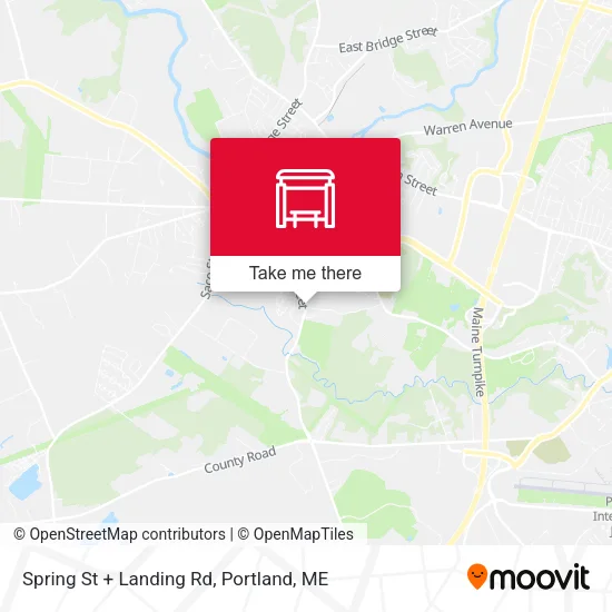 Mapa de Spring St + Landing Rd
