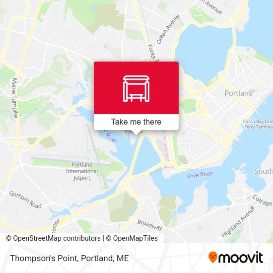 Thompson's Point map
