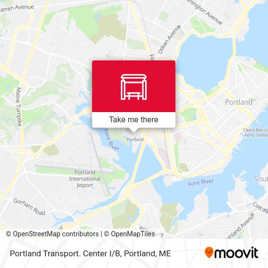 Portland Transport. Center I/B map