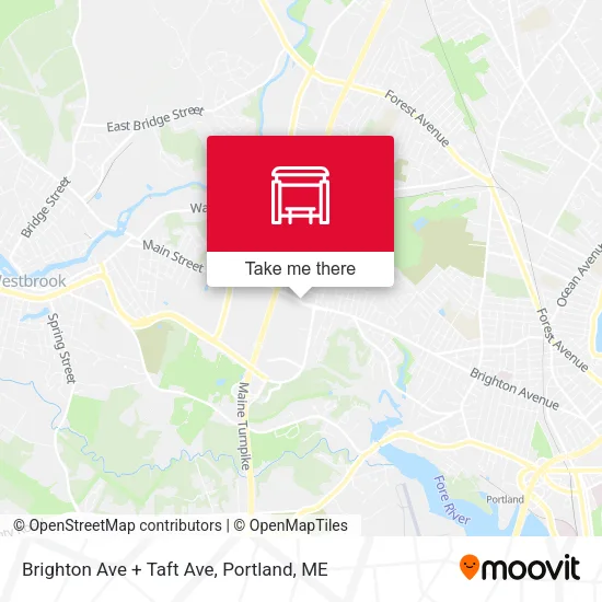 Mapa de Brighton Ave + Taft Ave