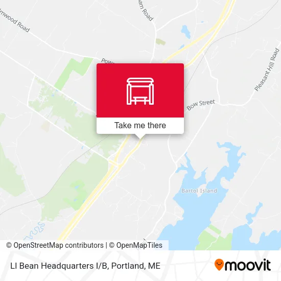 Mapa de Ll Bean Headquarters I/B