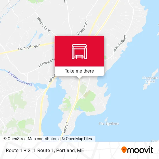 Mapa de Route 1 + 211 Route 1