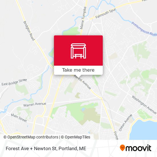 Mapa de Forest Ave + Newton St
