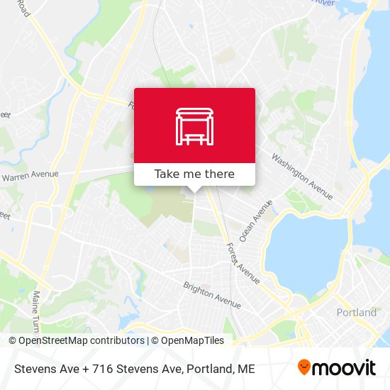 Stevens Ave + 716 Stevens Ave map