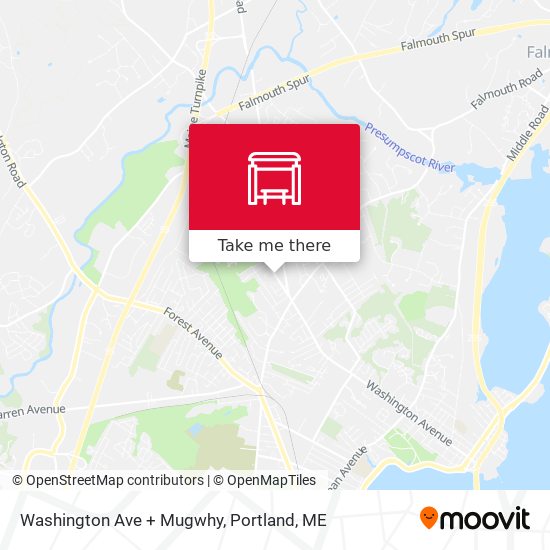 Washington Ave + Mugwhy map