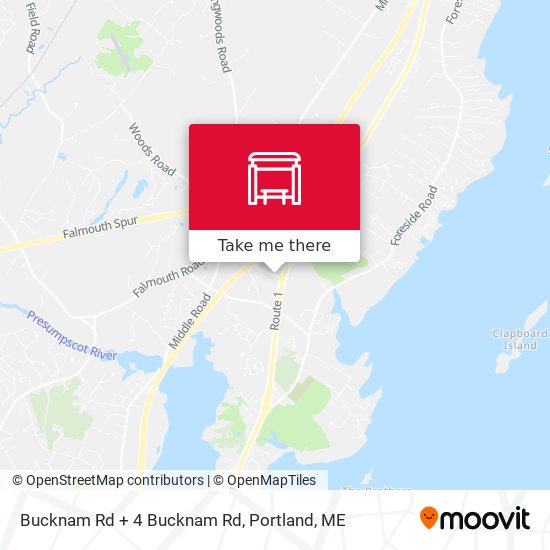 Mapa de Bucknam Rd + 4 Bucknam Rd