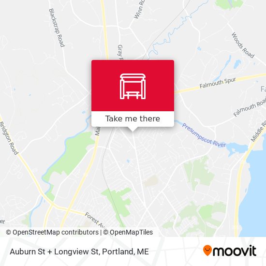Auburn St + Longview St map