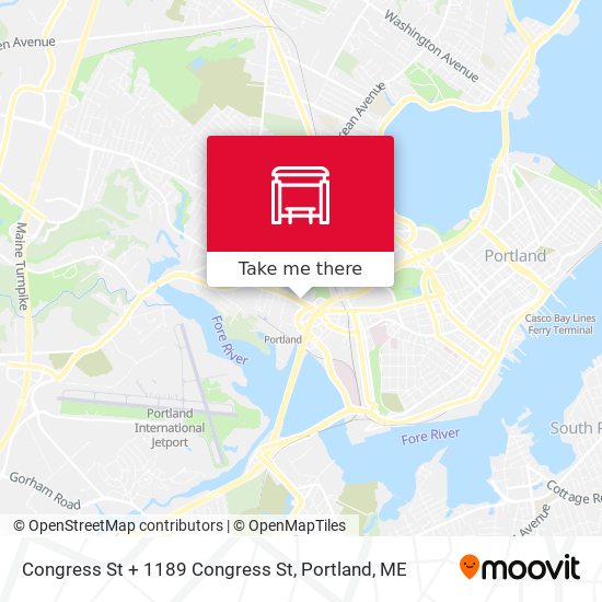 Mapa de Congress St + 1189 Congress St