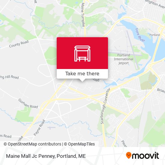 Maine Mall Jc Penney map