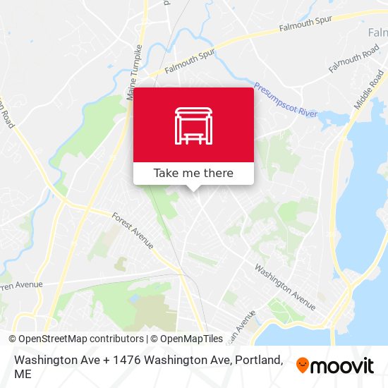 Mapa de Washington Ave + 1476 Washington Ave