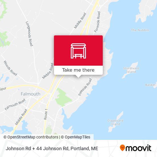 Mapa de Johnson Rd + 44 Johnson Rd