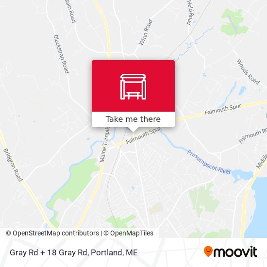 Mapa de Gray Rd + 18 Gray Rd