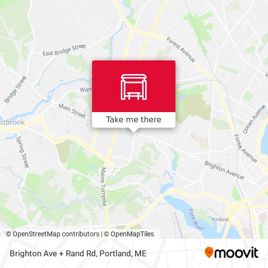 Brighton Ave + Rand Rd map