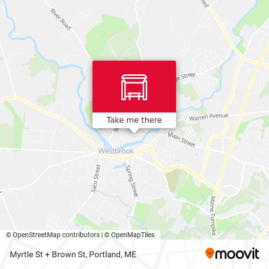 Mapa de Myrtle St + Brown St