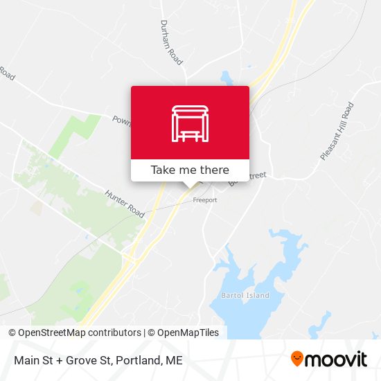 Mapa de Main St + Grove St