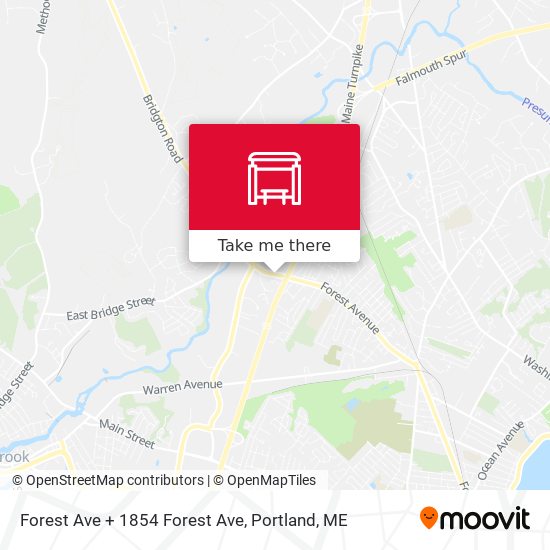 Forest Ave + 1854 Forest Ave map