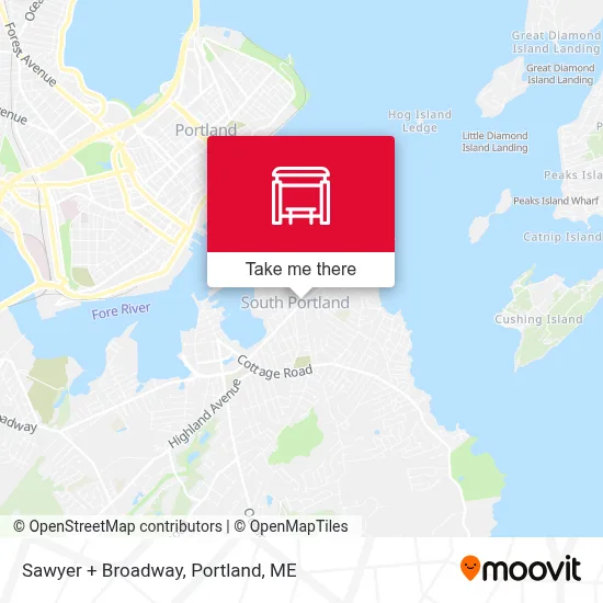 Sawyer + Broadway map