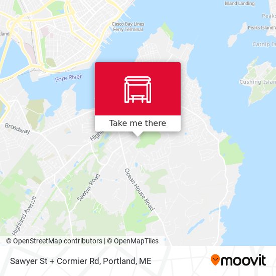 Mapa de Sawyer St + Cormier Rd