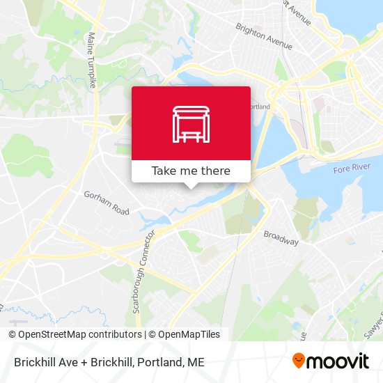 Mapa de Brickhill Ave + Brickhill