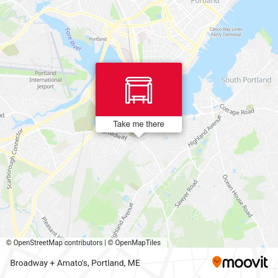 Mapa de Broadway + Amato's