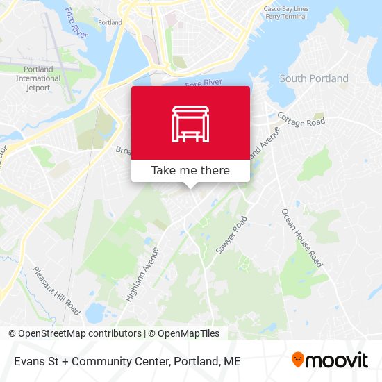 Mapa de Evans St + Community Center
