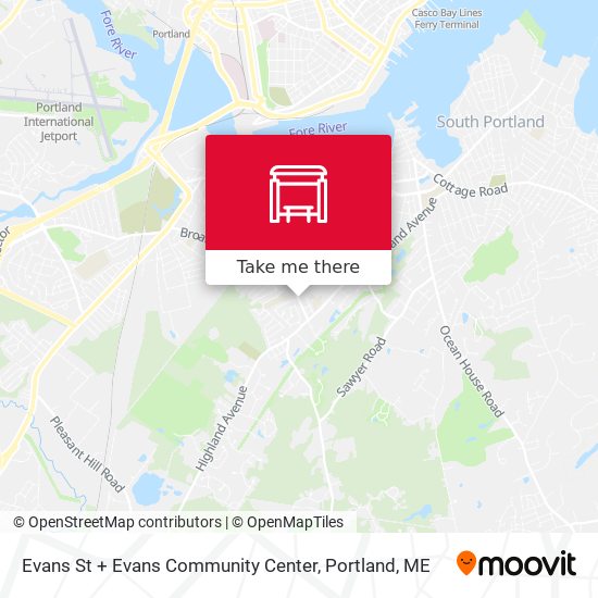 Mapa de Evans St + Evans Community Center