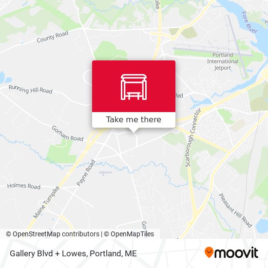 Gallery Blvd + Lowes map