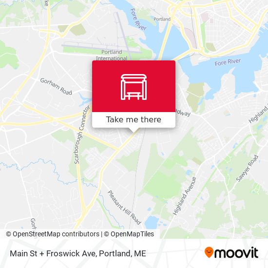 Mapa de Main St + Froswick Ave