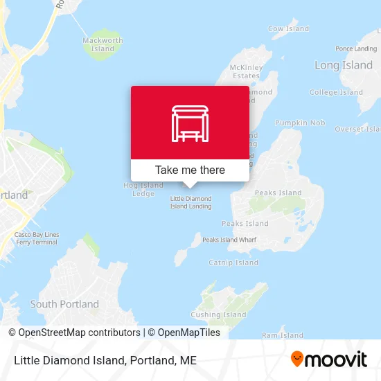 Little Diamond Island map