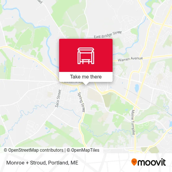 Monroe + Stroud map