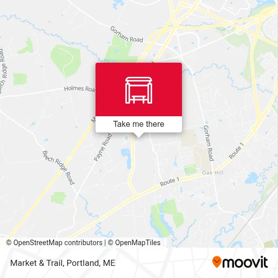 Market & Trail map