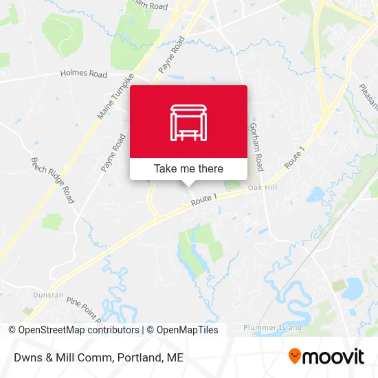 Dwns & Mill Comm map