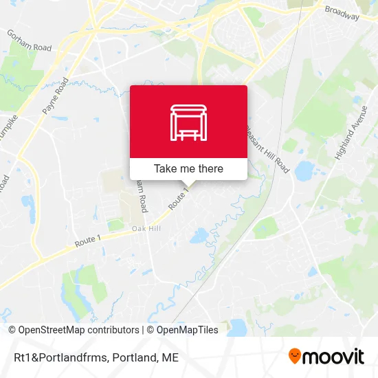 Rt1&Portlandfrms map