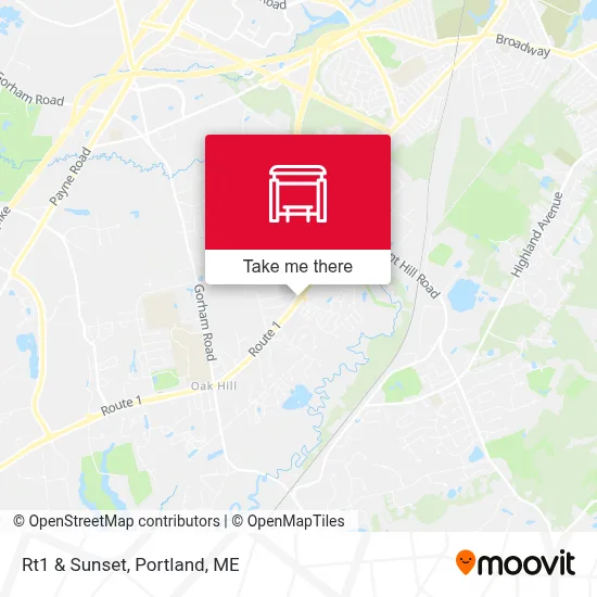 Rt1 & Sunset map
