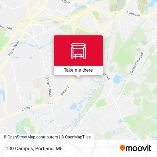 100 Campus map