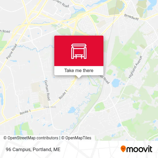 96 Campus map