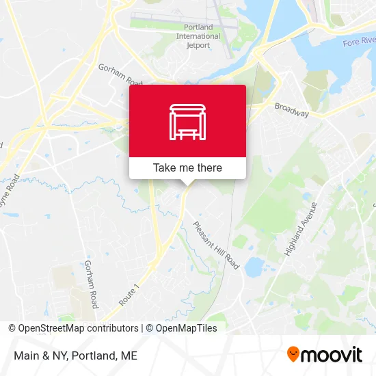 Main & NY map