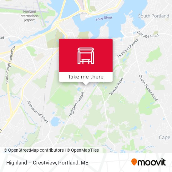 Highland + Crestview map