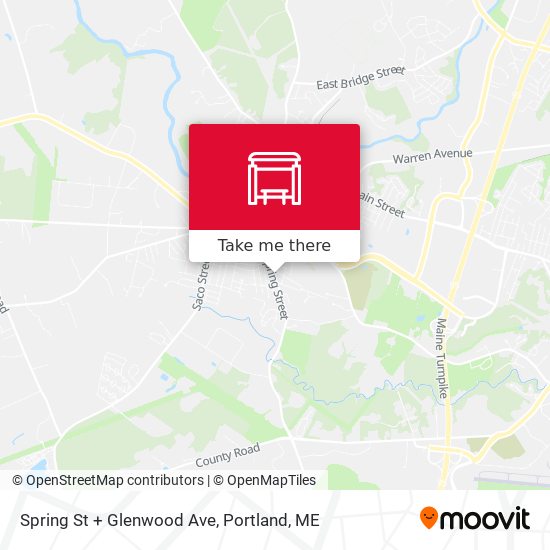 Spring St + Glenwood Ave map