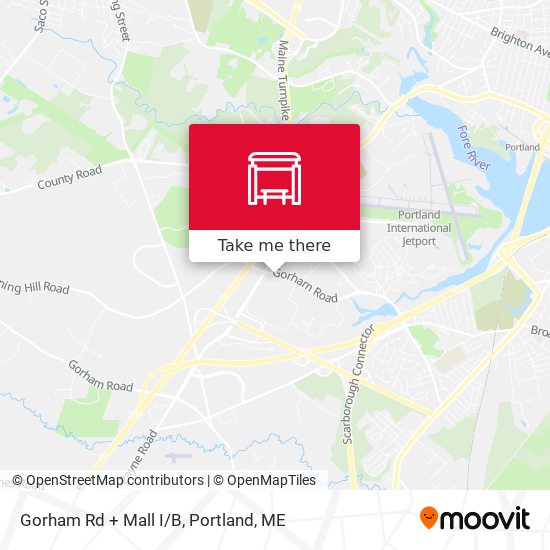 Gorham Rd + Mall I/B map