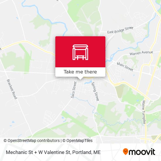 Mapa de Mechanic St + W Valentine St