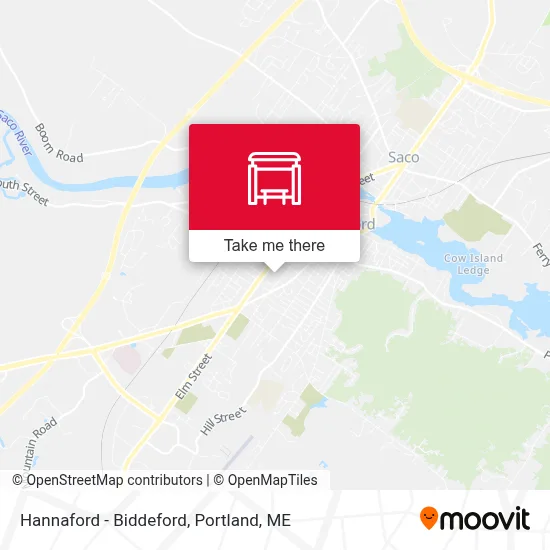 Hannaford - Biddeford map