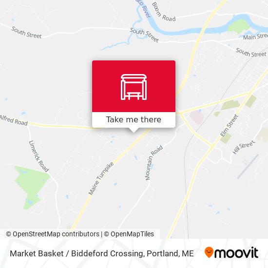 Market Basket / Biddeford Crossing map