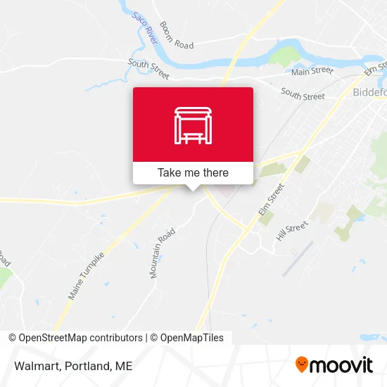 Mapa de Walmart