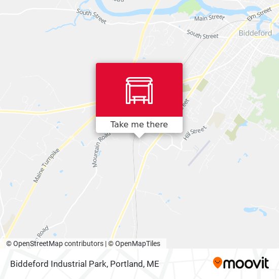 Mapa de Biddeford Industrial Park