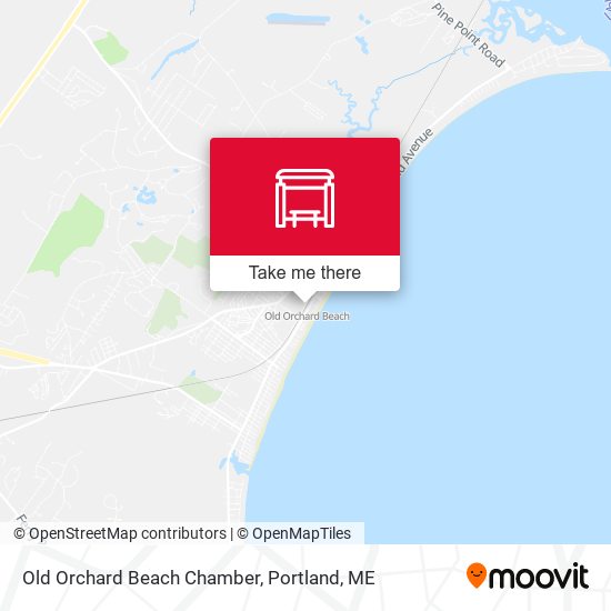 Old  Orchard Beach Chamber map