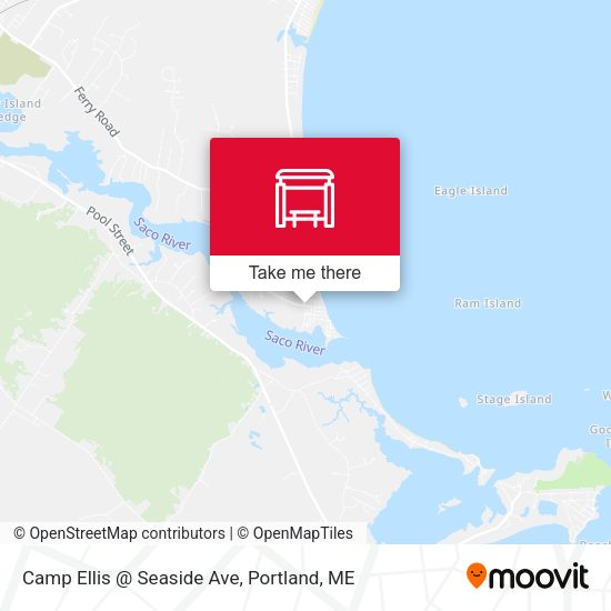 Camp Ellis @ Seaside Ave map