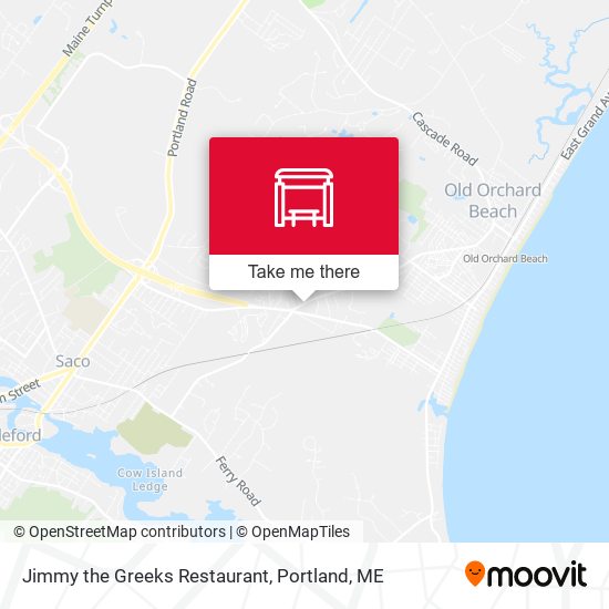 Mapa de Jimmy the Greeks Restaurant